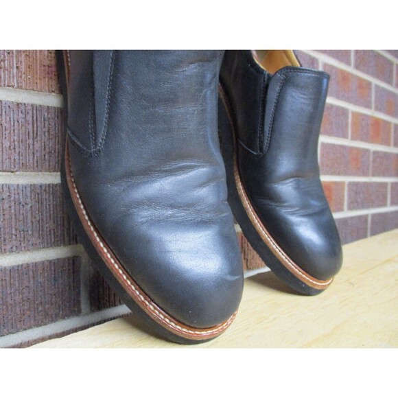 Samuel Hubbard Loafers Mens 8 M Black Leather Frequent Traveler Slip On Casual - Picture 8 of 16